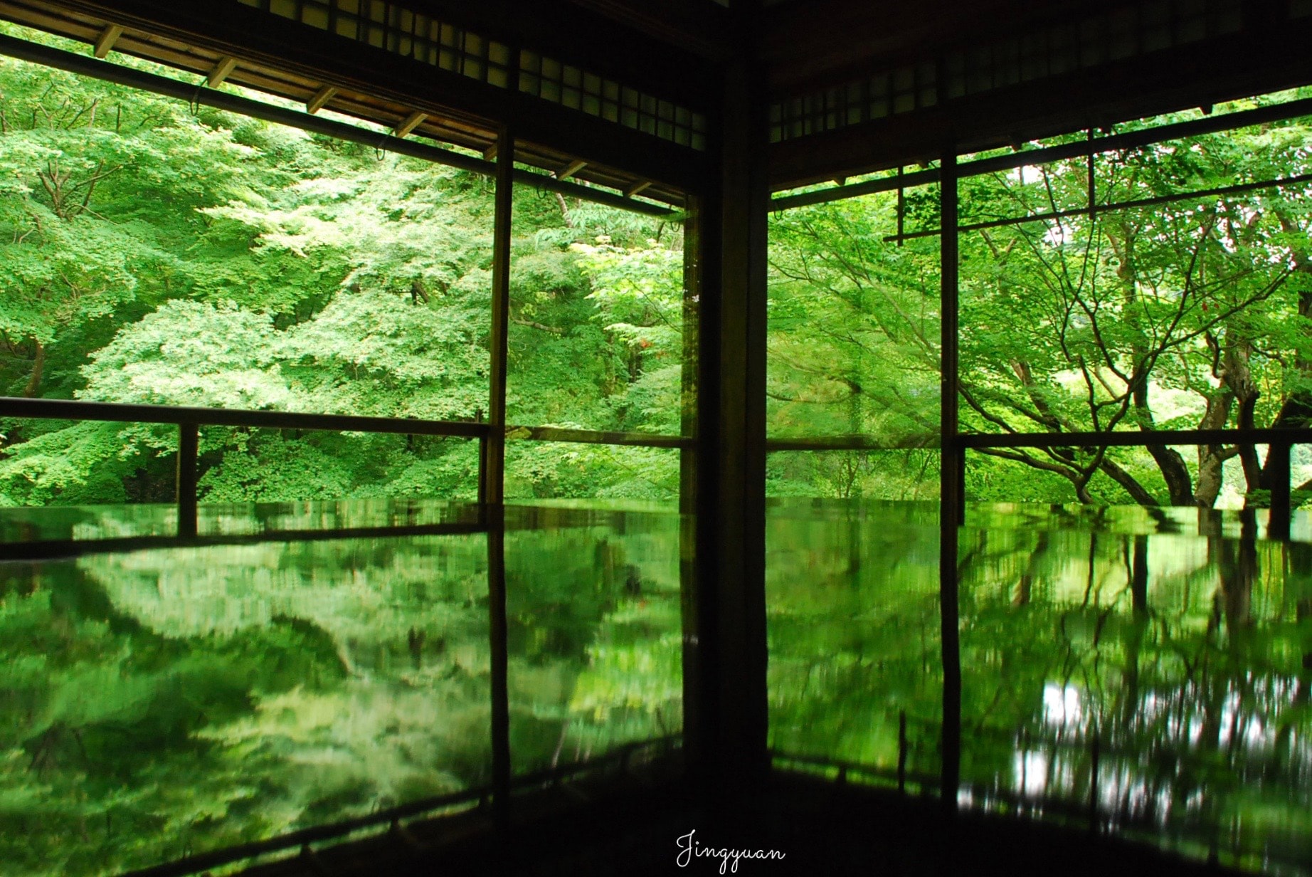 Rurikoin temple garden in Kyoto